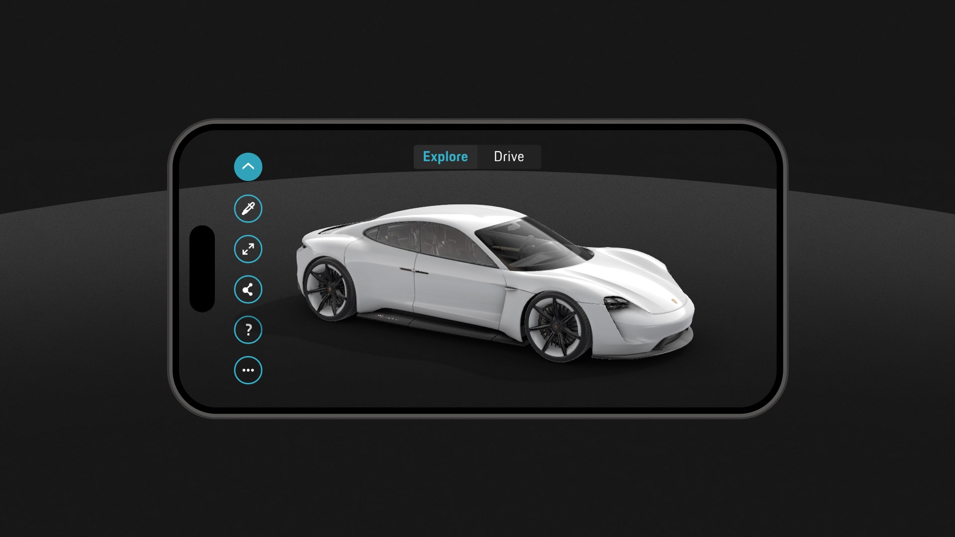 Porsche Mission E Augmented Reality Application
