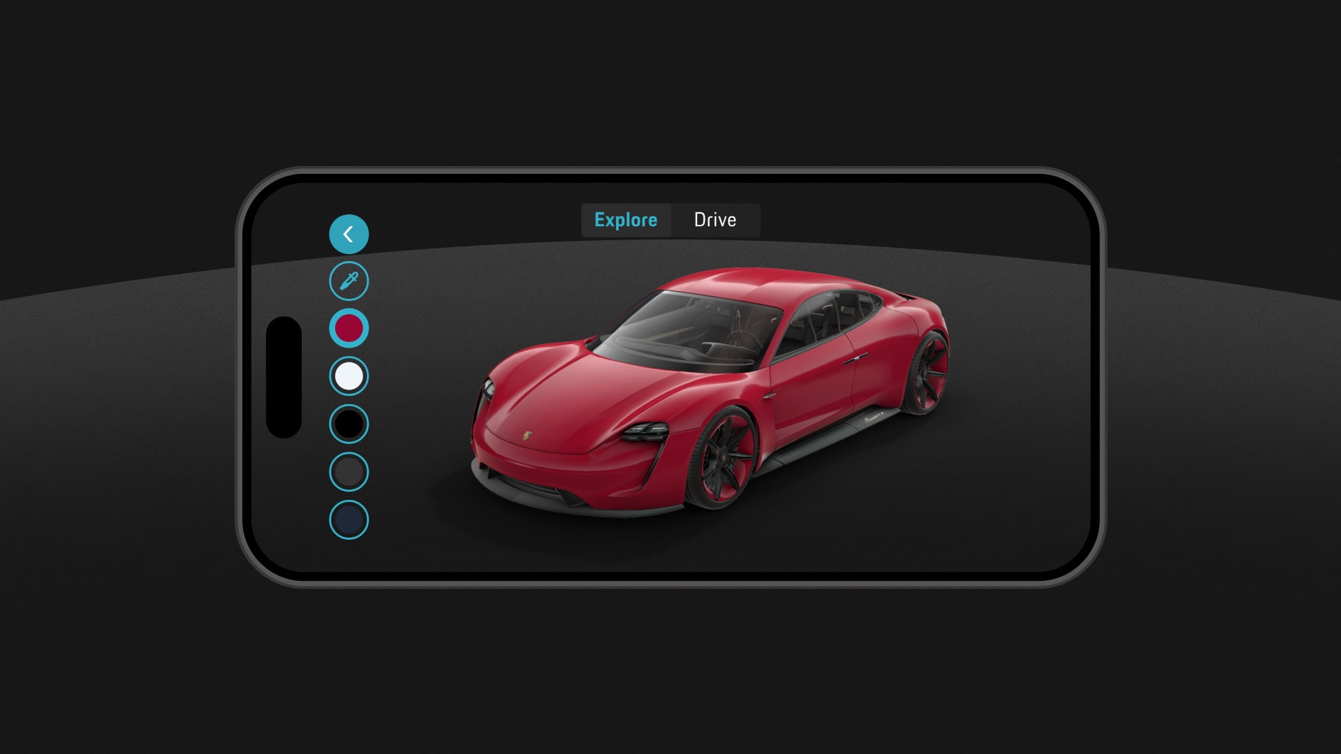 Porsche Mission E Augmented Reality Application