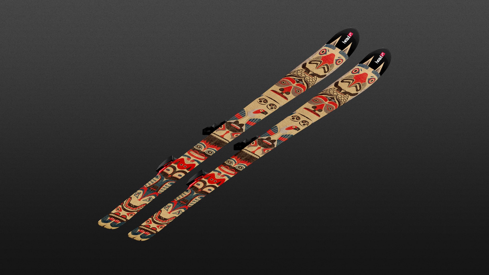 Head Ski Illustration 